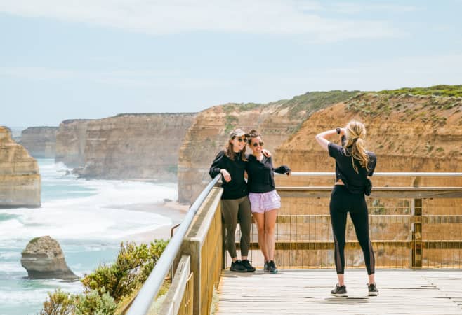 Sunset at the 12 Apostles, one of Australia's most photographed landmarks