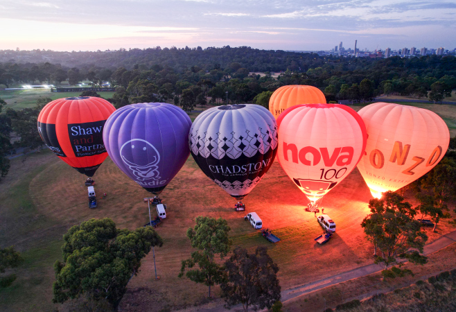 Hot Air Balloon Ride Melbourne