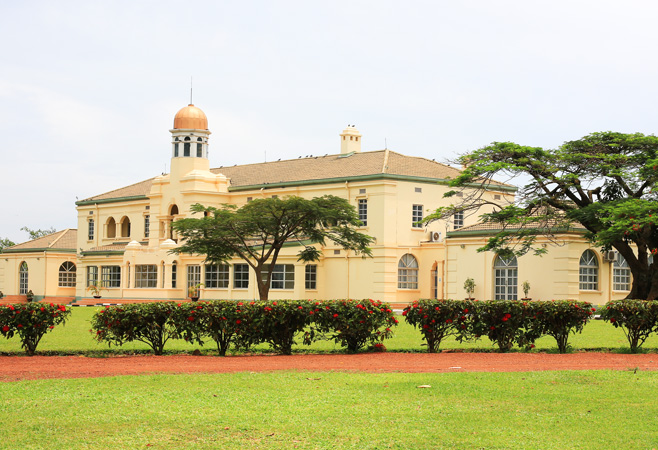 Inside Kabaka’s Palace gardens in Kampala Uganda
