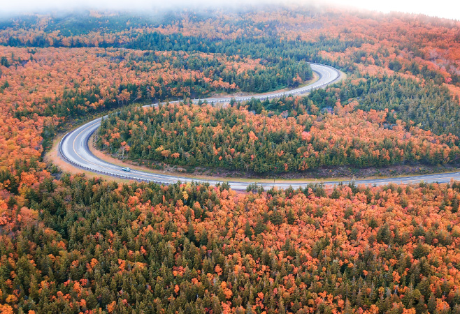 The Cabot Trail is a breathtaking 298km scenic drive with stunning beauty and quaint fishing villages