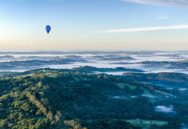 Hot Air Balloon Ride In Byron Bay